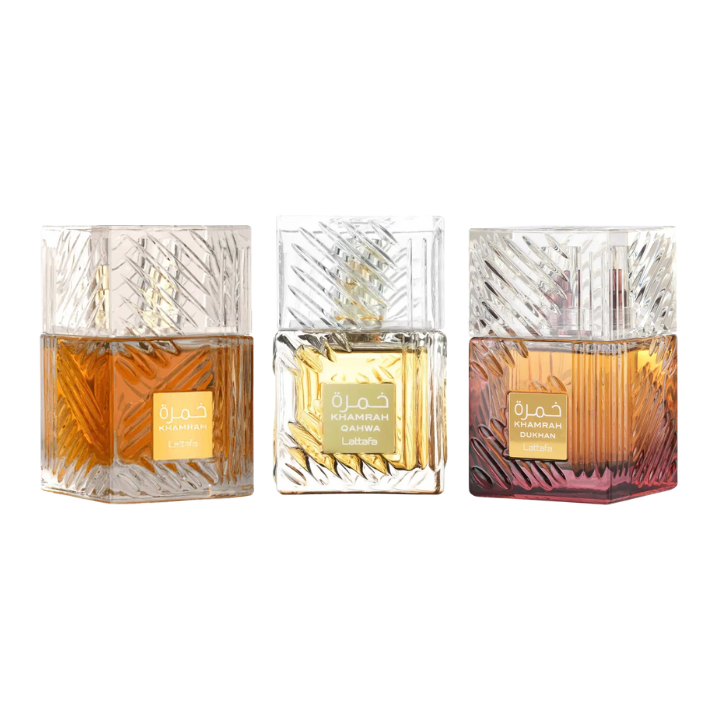 Lattafa Khamrah Trilogy Abfüllungen Bundle