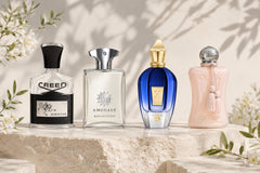 Creed Aventus, Amouage Reflection Man, Xerjoff Torino21 und Parfums de Marly Delina als Frühlingsdüfte