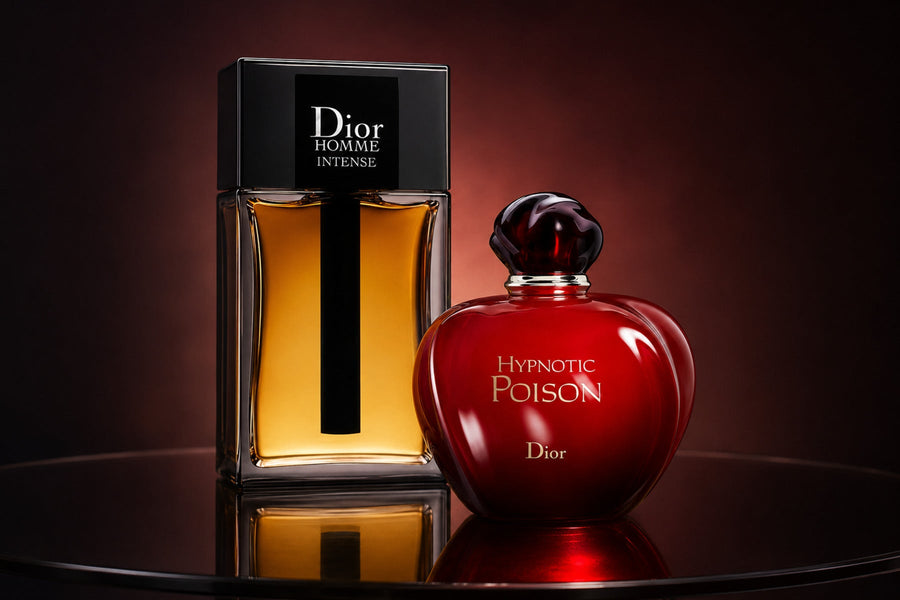 Dior Homme Intense und Hypnotic Poison für das Ranking der besten Dior-Düfte