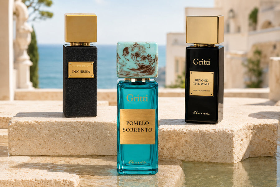 Gritti Pomelo Sorrento, Duchessa und Beyond the Wall für das Ranking der besten Gritti-Düfte