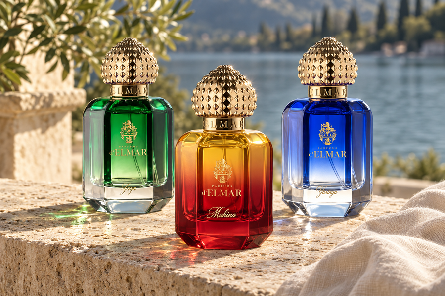 Parfums d’Elmar Zaya, Mahina und Yaringa – Originalflakons für den Duftguide