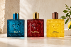 Versace Eros, Eros Flame und Eros Energy im Duftvergleich
