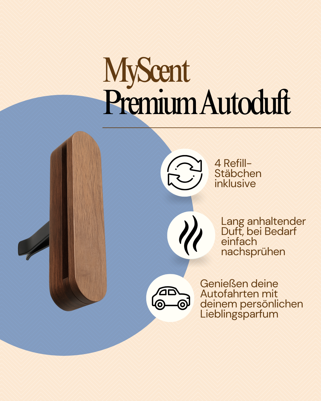 MyScent - Dein eigenes Parfum als Autoduft