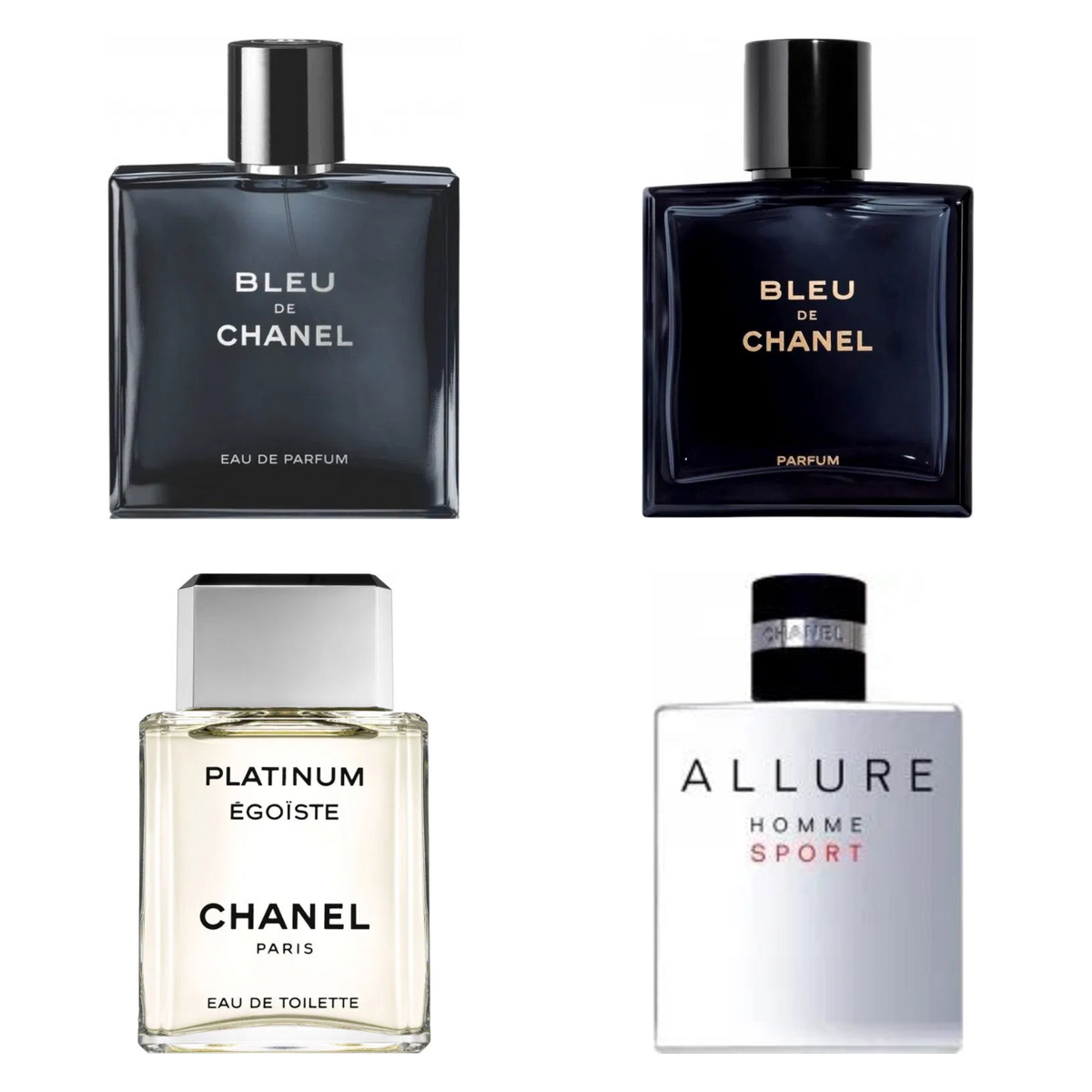 Chanel Herren 4er Bundle in 2, 5 und 10 ml